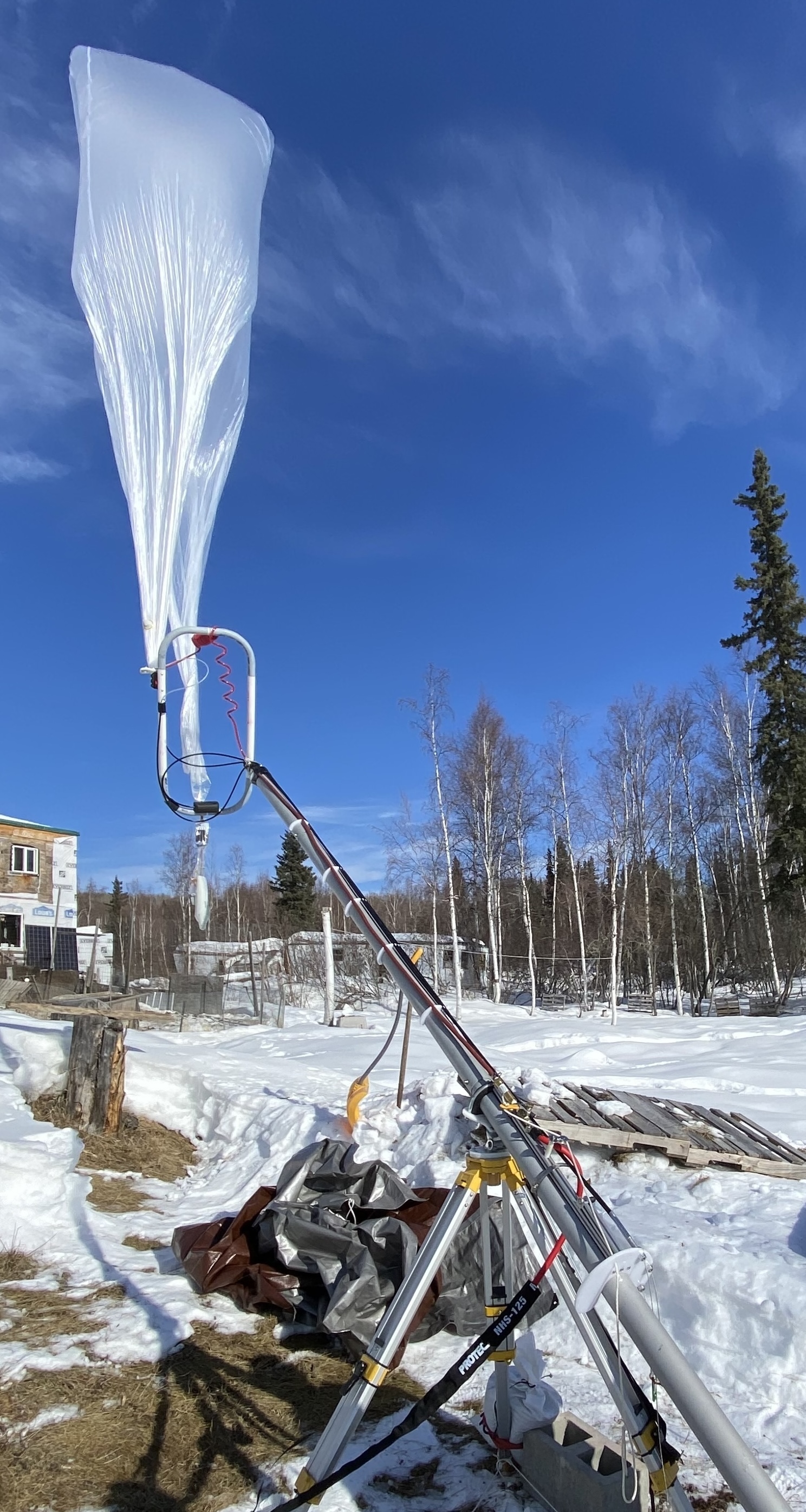 Balloon launch in Alaska